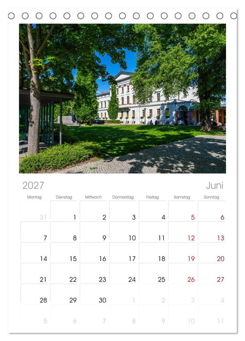 Weimar - Mit Plan durch das Jahr (CALVENDO Tischplaner A5H 2027)