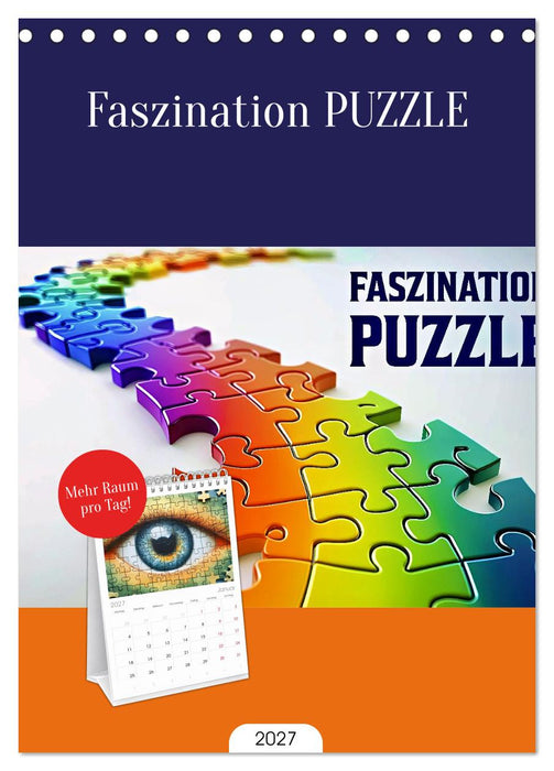 Faszination PUZZLE (CALVENDO Tischplaner A5H 2027)
