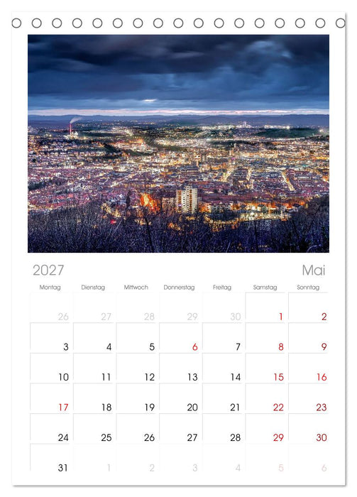 Stuttgart, What Else? (CALVENDO Tischplaner A5H 2027)