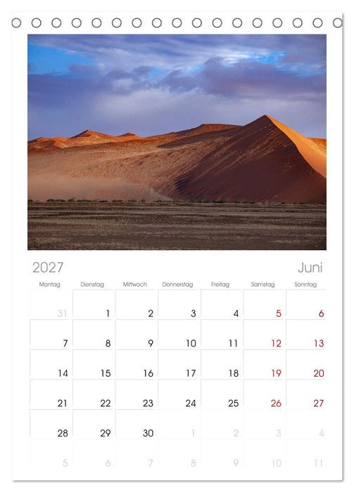 Afrika - Namibia (CALVENDO Tischplaner A5H 2027)