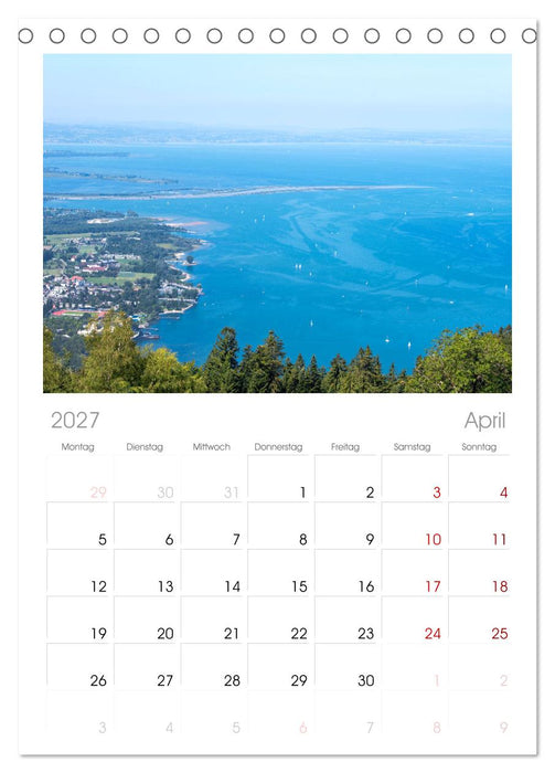Bregenz am Bodensee (CALVENDO Tischplaner A5H 2027)