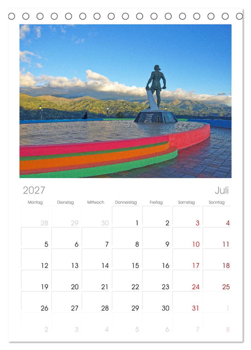 Entdecke Ecuador (CALVENDO Tischplaner A5H 2027)