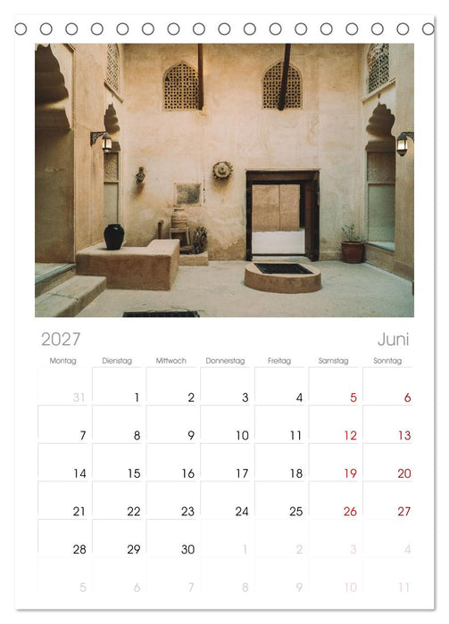 OMAN - Orientperle (CALVENDO Tischplaner A5H 2027)