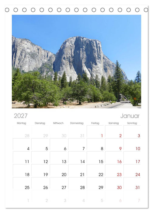 Discover the West (CALVENDO Tischplaner A5H 2027)
