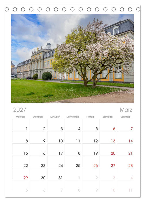 Bonn Impressionen (CALVENDO Tischplaner A5H 2027)