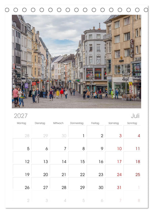 Bonn Impressionen (CALVENDO Tischplaner A5H 2027)