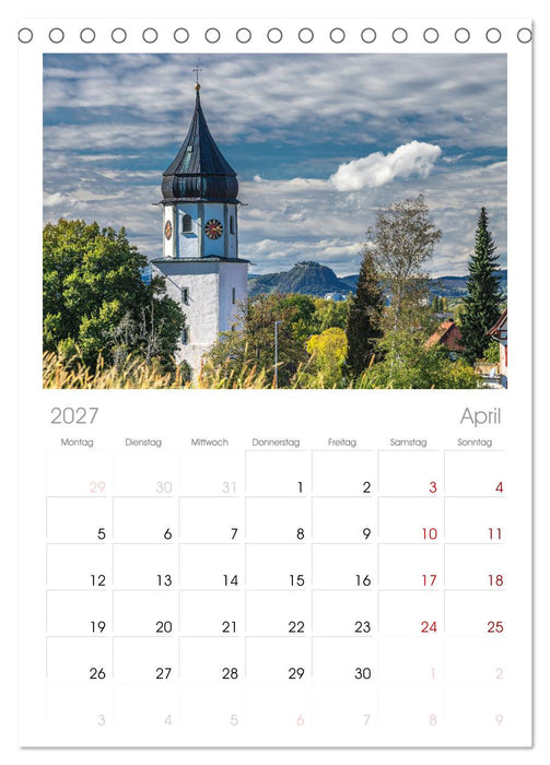 Herbst rund um den Bodensee (CALVENDO Tischplaner A5H 2027)