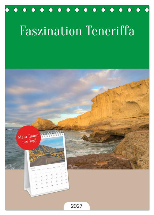 Faszination Teneriffa (CALVENDO Tischplaner A5H 2027)