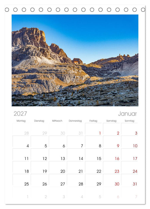 Südtirol Impressionen (CALVENDO Tischplaner A5H 2027)
