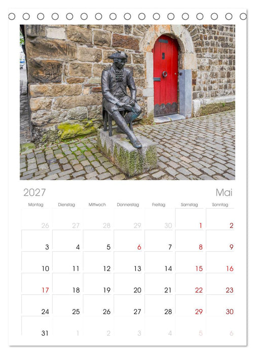 Aachen Impressionen (CALVENDO Tischplaner A5H 2027)