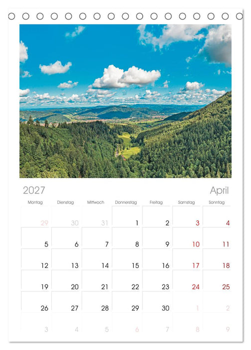 Schwarzwald - Märchenwald (CALVENDO Tischplaner A5H 2027)