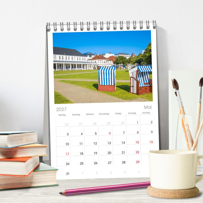 Norderney Sehnsuchtskalender (CALVENDO Tischplaner A5H 2027)