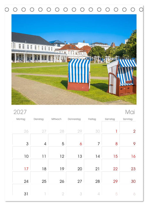 Norderney Sehnsuchtskalender (CALVENDO Tischplaner A5H 2027)
