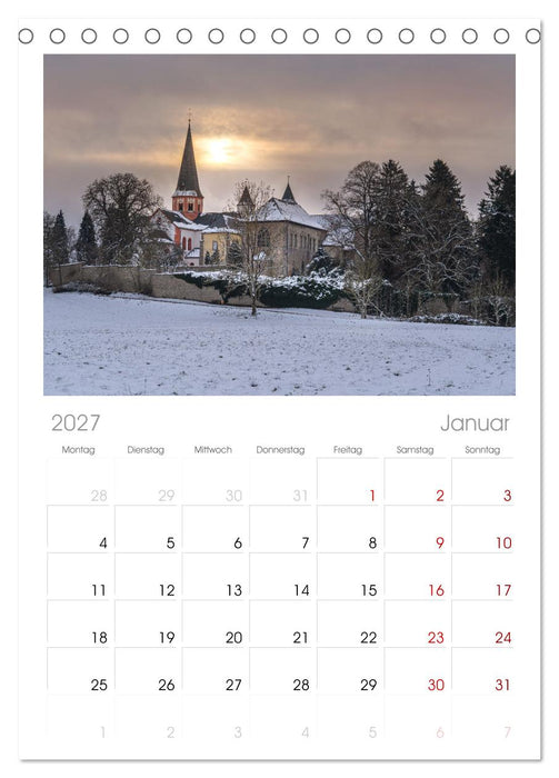 Heimat Entdecken - Eifel (CALVENDO Tischplaner A5H 2027)