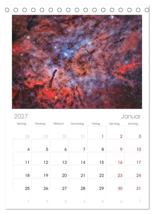 Deepsky XVIII (CALVENDO Tischplaner A5H 2027)