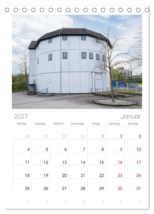 Neuss Impressionen (CALVENDO Tischplaner A5H 2027)