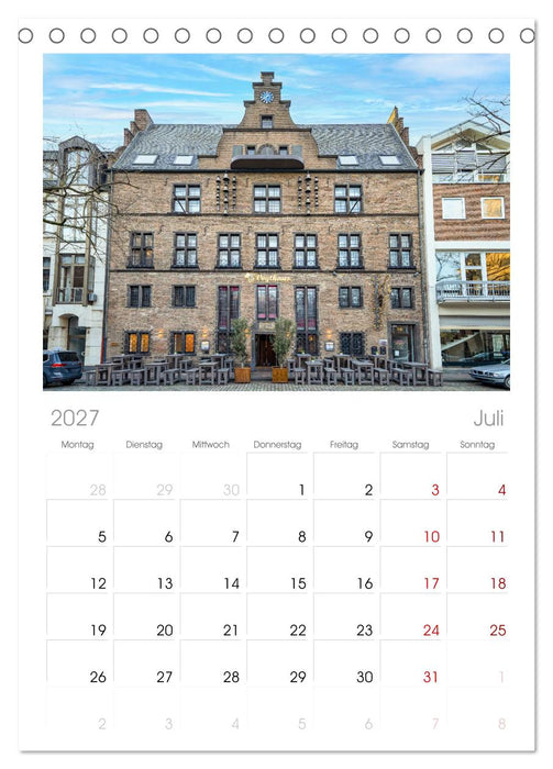 Neuss Impressionen (CALVENDO Tischplaner A5H 2027)