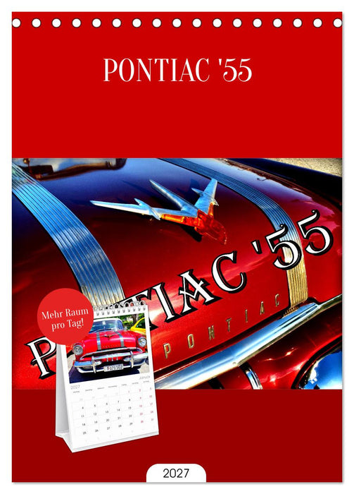 PONTIAC '55 (CALVENDO Tischplaner A5H 2027)