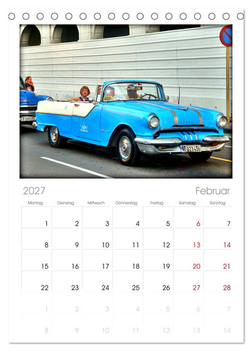 PONTIAC '55 (CALVENDO Tischplaner A5H 2027)