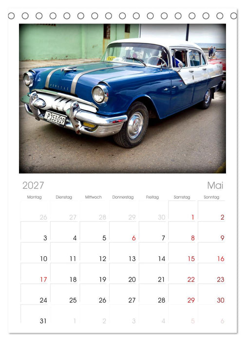 PONTIAC '55 (CALVENDO Tischplaner A5H 2027)