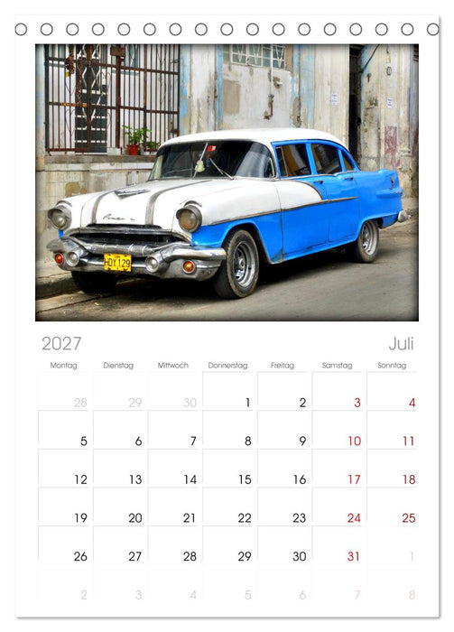 PONTIAC '55 (CALVENDO Tischplaner A5H 2027)