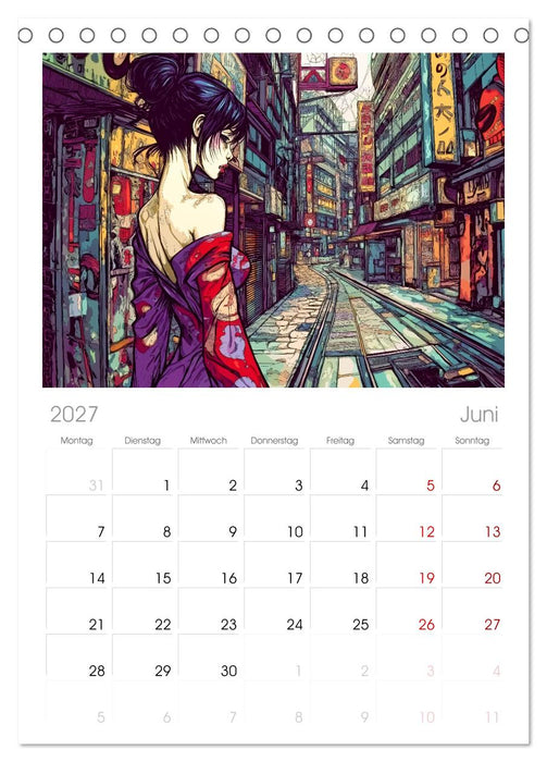 Comic City (CALVENDO Tischplaner A5H 2027)
