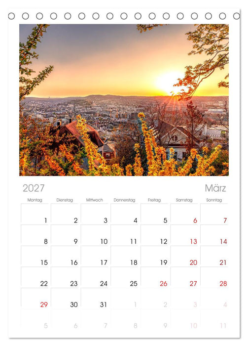 Malerisches Stuttgart (CALVENDO Tischplaner A5H 2027)