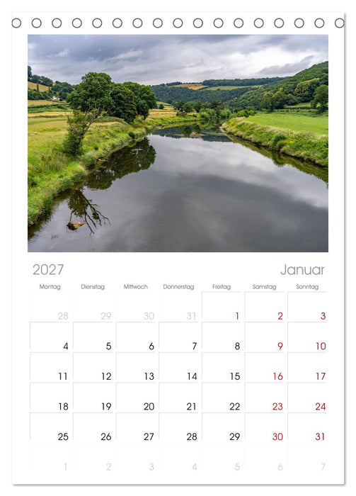 Großbritannien - Wales (CALVENDO Tischplaner A5H 2027)