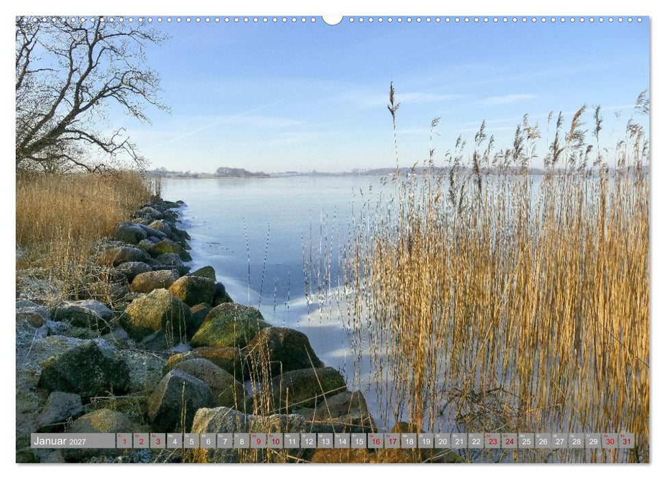 Am schönsten Uferabschnitt der Schlei (CALVENDO Wandkalender 2027)