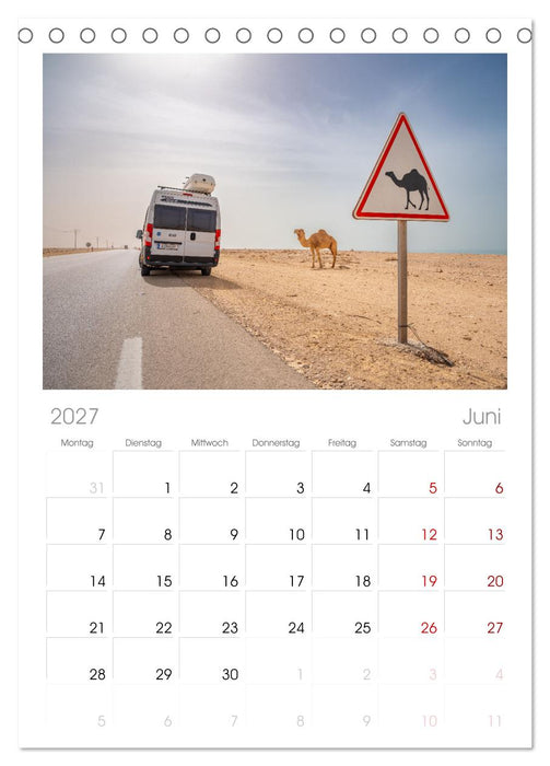 MAROKKO per WOHNMOBIL (CALVENDO Tischplaner A5H 2027)