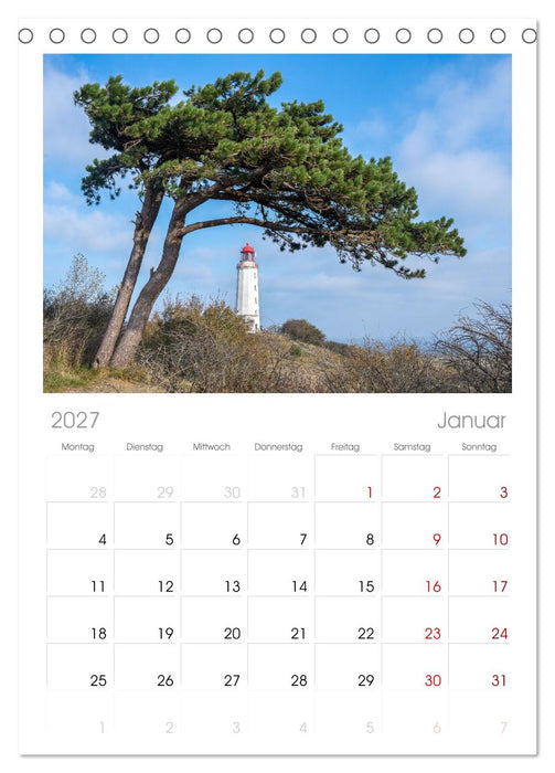 Inseelfeeling - Hiddensee (CALVENDO Tischplaner A5H 2027)