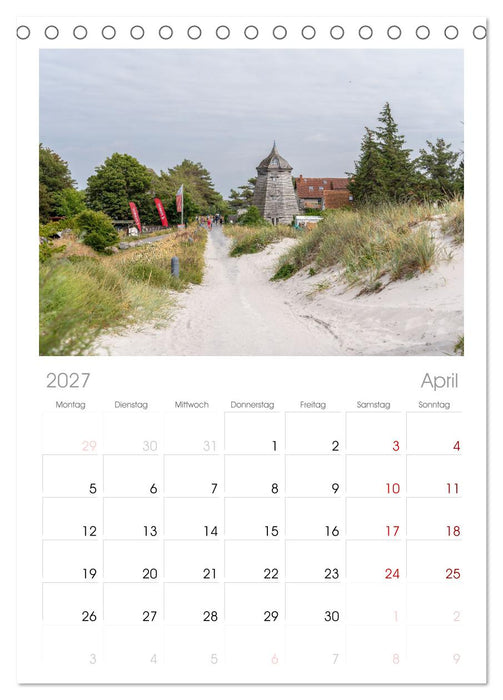 Inseelfeeling - Hiddensee (CALVENDO Tischplaner A5H 2027)