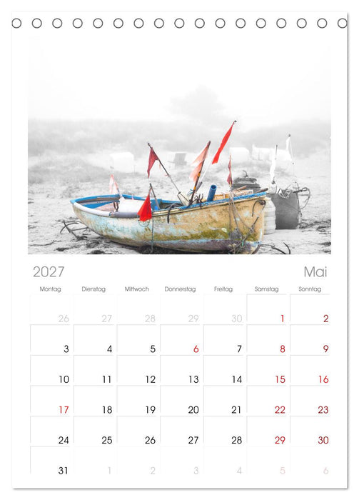 Inseelfeeling - Hiddensee (CALVENDO Tischplaner A5H 2027)