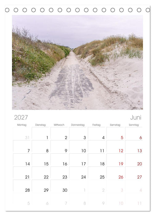 Inseelfeeling - Hiddensee (CALVENDO Tischplaner A5H 2027)