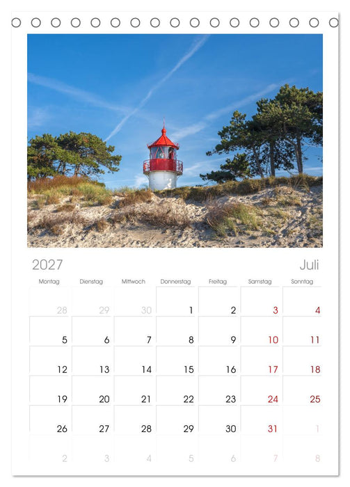 Inseelfeeling - Hiddensee (CALVENDO Tischplaner A5H 2027)