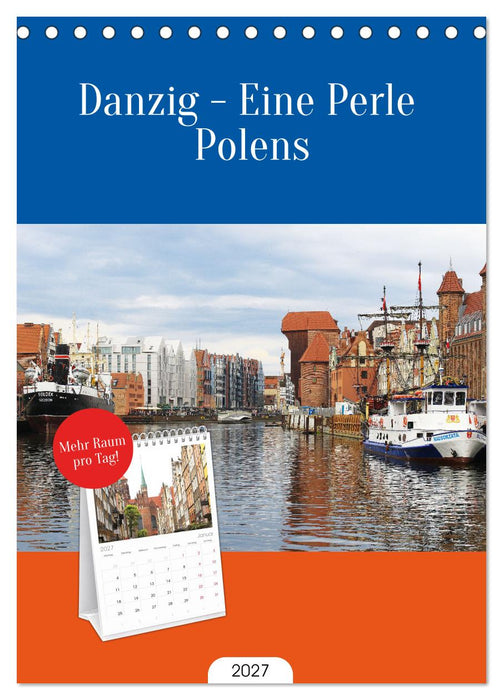 Danzig - Eine Perle Polens (CALVENDO Tischplaner A5H 2027)