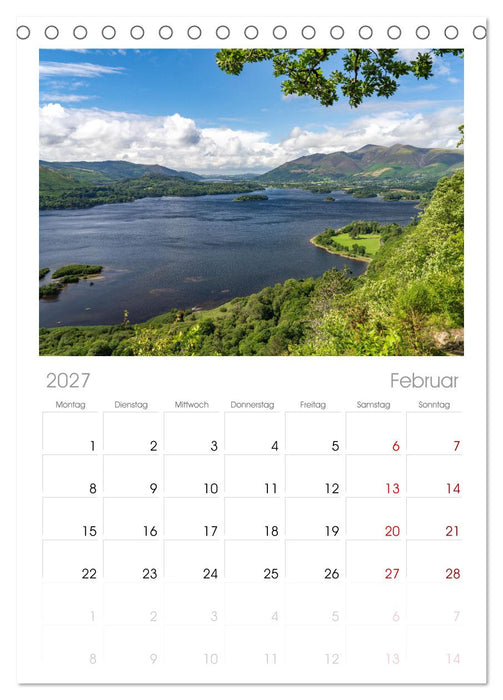 Großbritannien - England (CALVENDO Tischplaner A5H 2027)