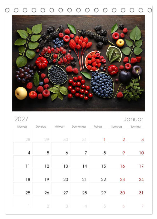 Ordentlich Vegetarisch (CALVENDO Tischplaner A5H 2027)
