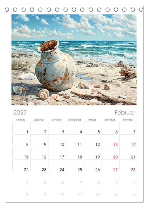 Strandgut (CALVENDO Tischplaner A5H 2027)