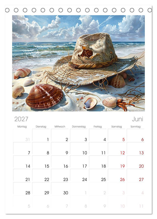 Strandgut (CALVENDO Tischplaner A5H 2027)