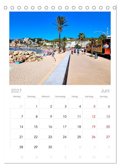 Port de Sóller - Mallorca (CALVENDO Tischplaner A5H 2027)