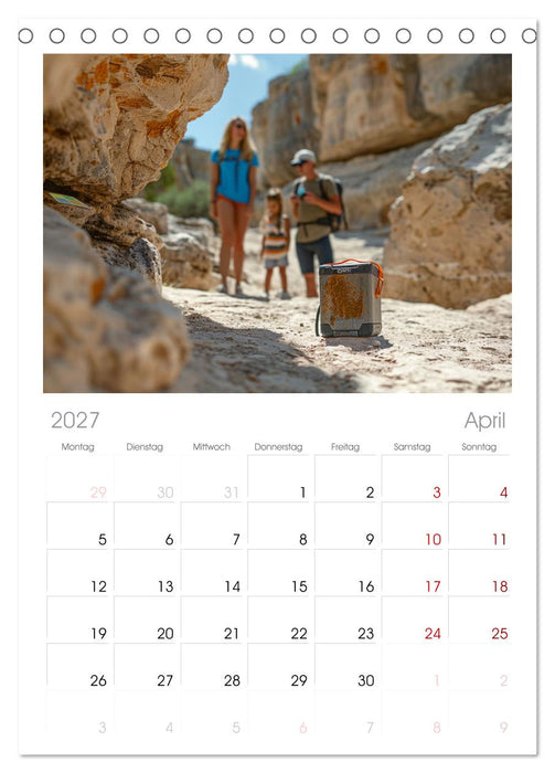 Der Geocaching Found it Kalender (CALVENDO Tischplaner A5H 2027)
