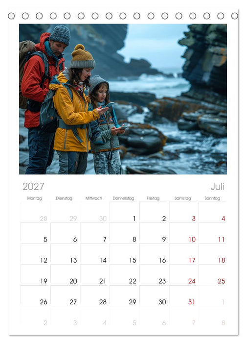 Der Geocaching Found it Kalender (CALVENDO Tischplaner A5H 2027)