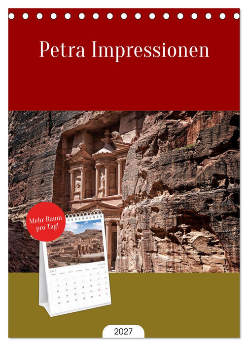 Petra Impressionen (CALVENDO Tischplaner A5H 2027)