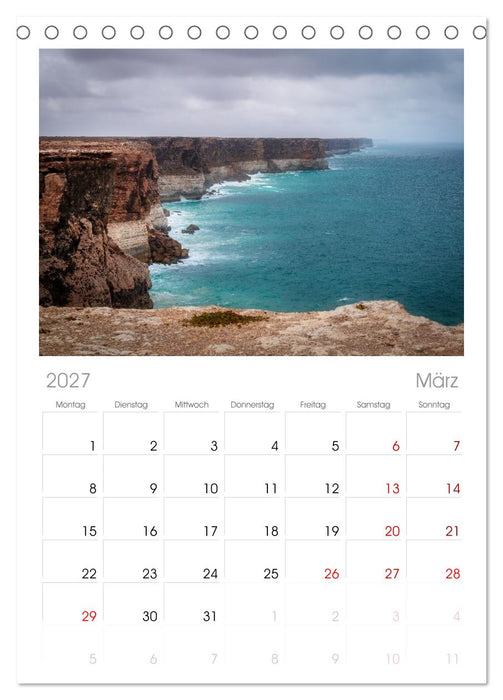 Outback Australien (CALVENDO Tischplaner A5H 2027)