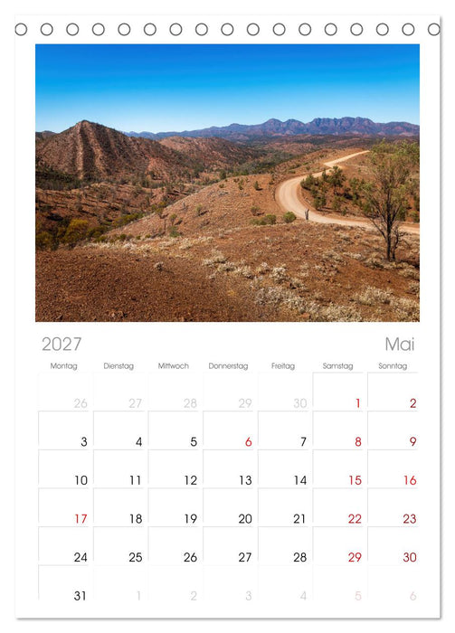 Outback Australien (CALVENDO Tischplaner A5H 2027)