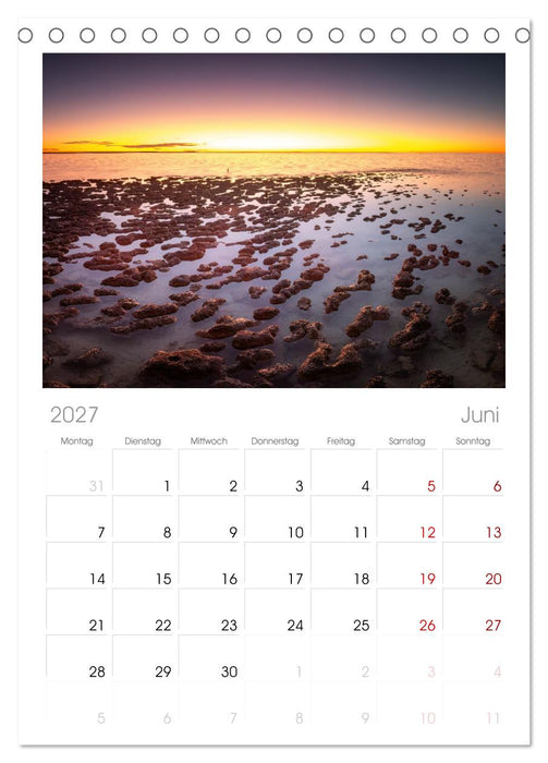 Outback Australien (CALVENDO Tischplaner A5H 2027)