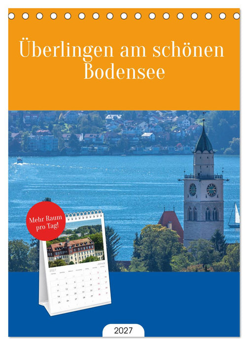 Überlingen am schönen Bodensee (CALVENDO Tischplaner A5H 2027)
