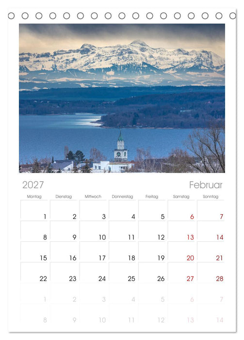 Überlingen am schönen Bodensee (CALVENDO Tischplaner A5H 2027)