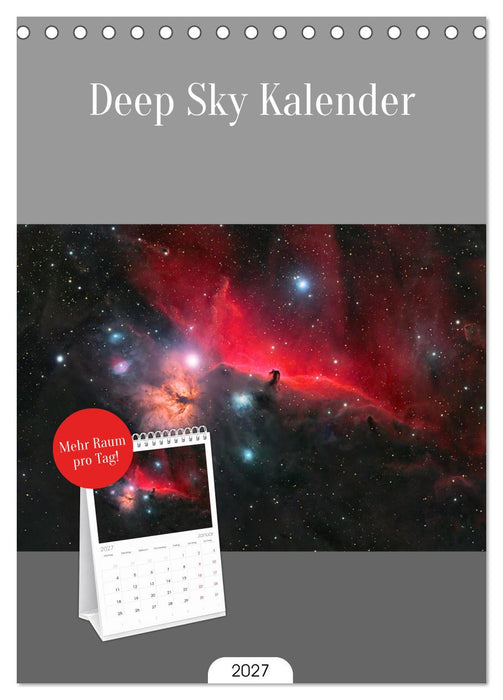Deep Sky Kalender (CALVENDO Tischplaner A5H 2027)
